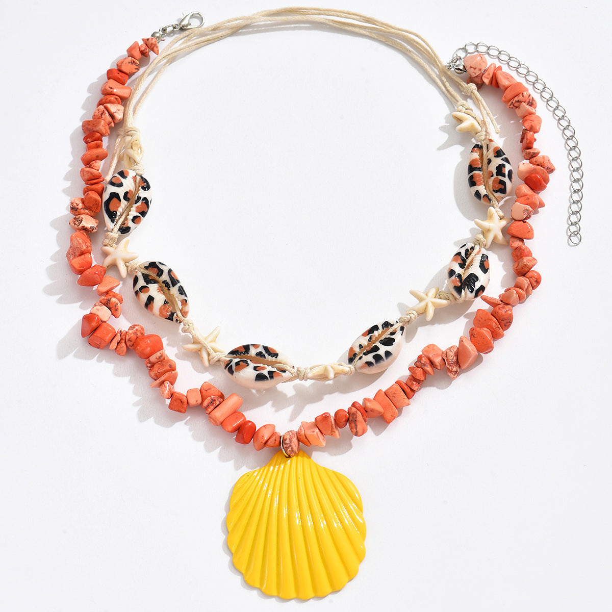 Wholesale Ocean Beach Style Shell Pendant Necklace