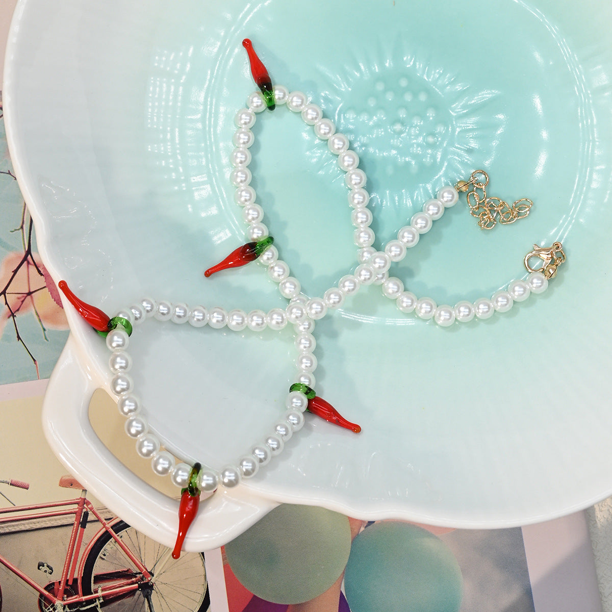 Wholesale  Small Pepper  Pearl Necklace