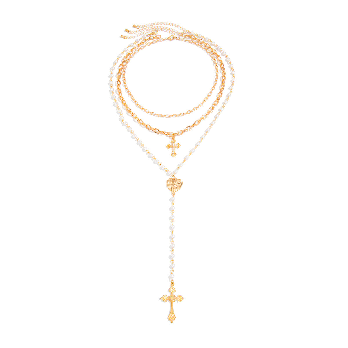 Wholesale Punk  Cross Pendant Necklace