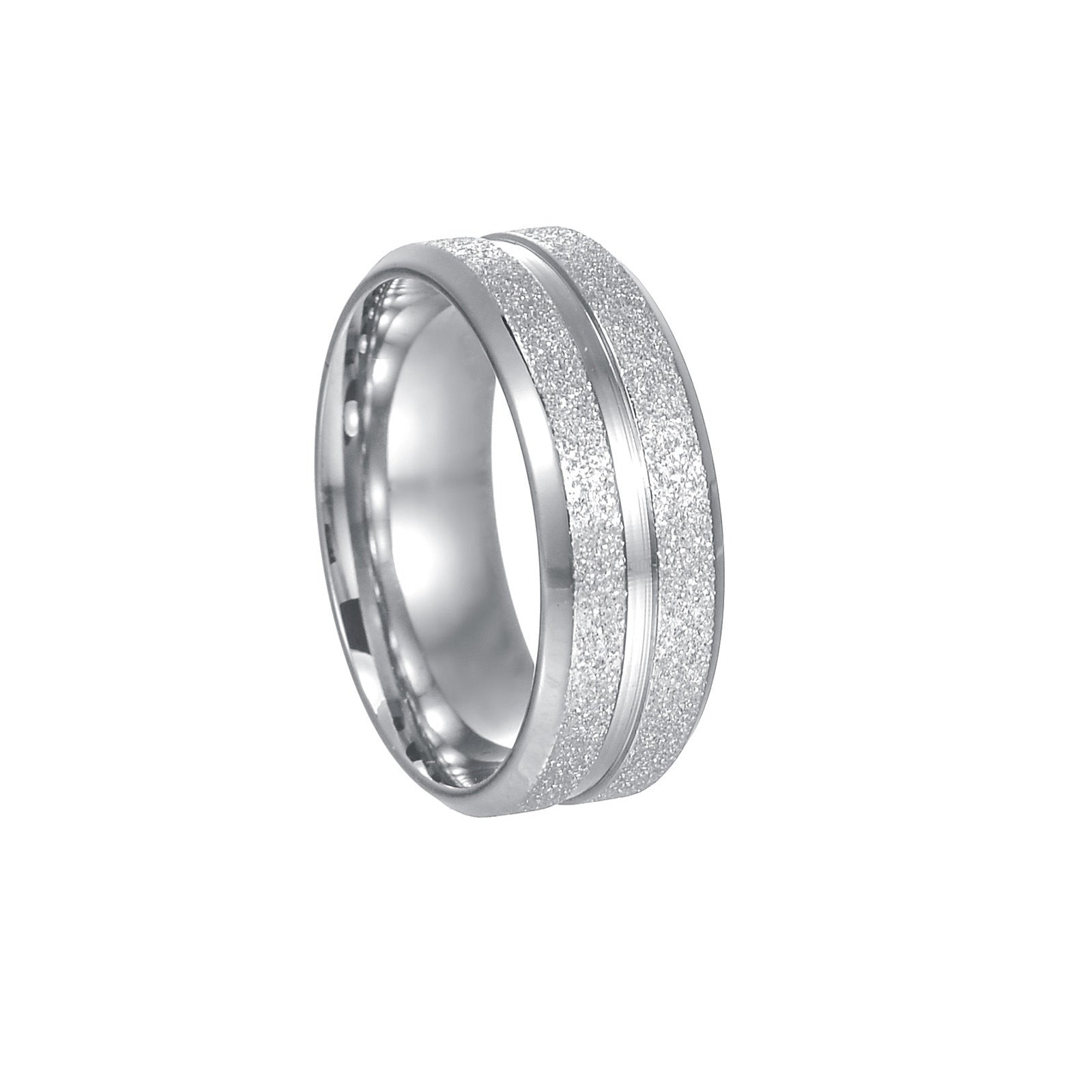 Wholesale  8mm stainless steel ring