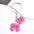 Wholesale  Candy Color Bow Flower Pendant  Keychain