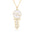 Wholesale 18K gold color protection lovely key necklace