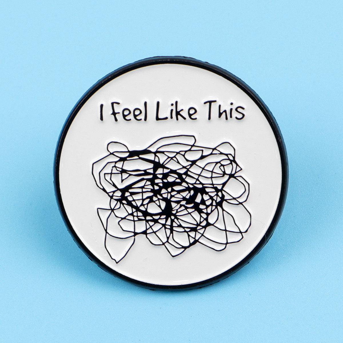 Wholesale Brain Thoughts  Metal Brooch