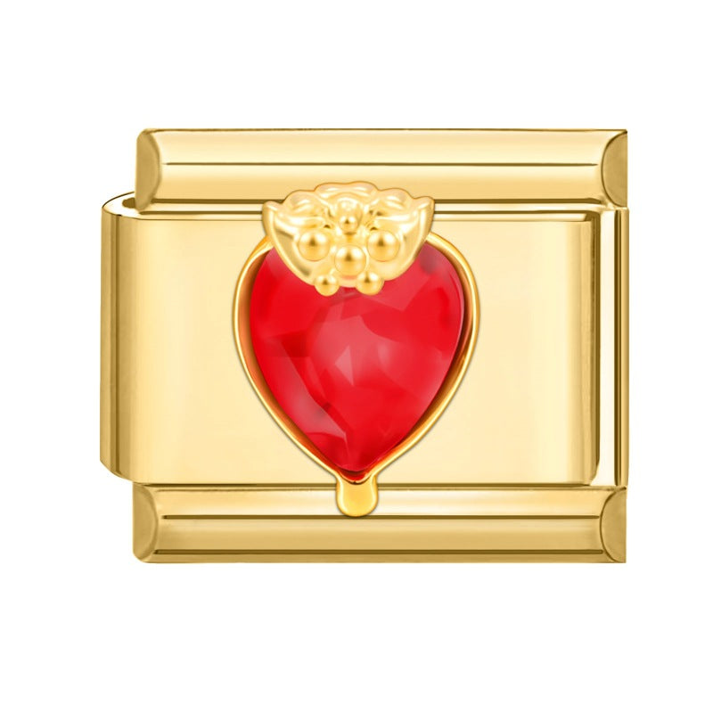 Wholesale Italian Charm Bracelet 9mm DIY Splicing Cute Creative Stainless Steel Composable Bracelet