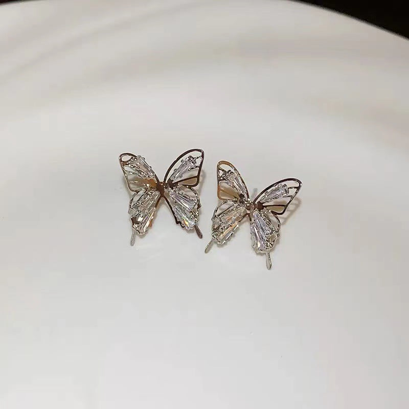 Wholesale Hollow Butterfly Earrings
