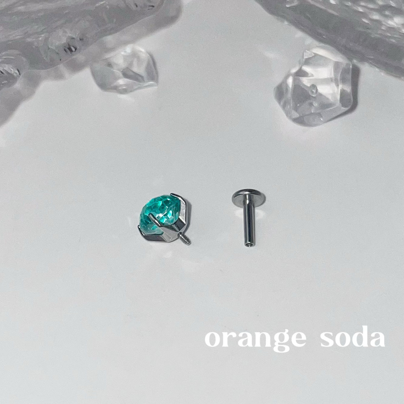 Wholesale Fireworks Titanium Steel Ear Bone Stud Earrings