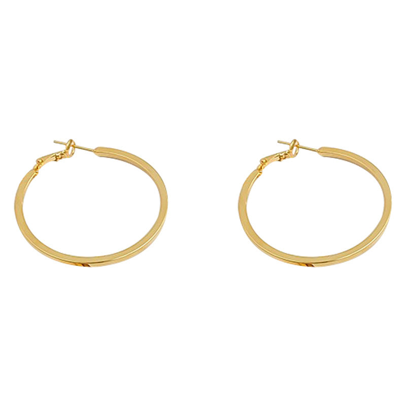 Wholesale Metal Smooth Earrings Hoop Earrings ACC-ES-MiYe002