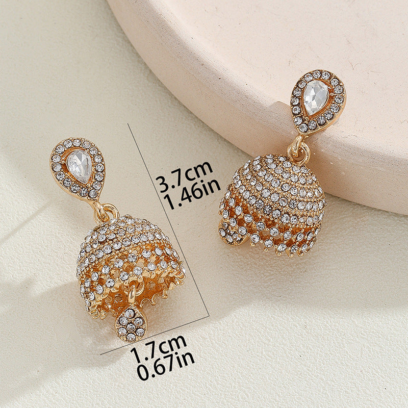 Wholesale  Bohemian Middle East Indian Heart-shaped Earrings