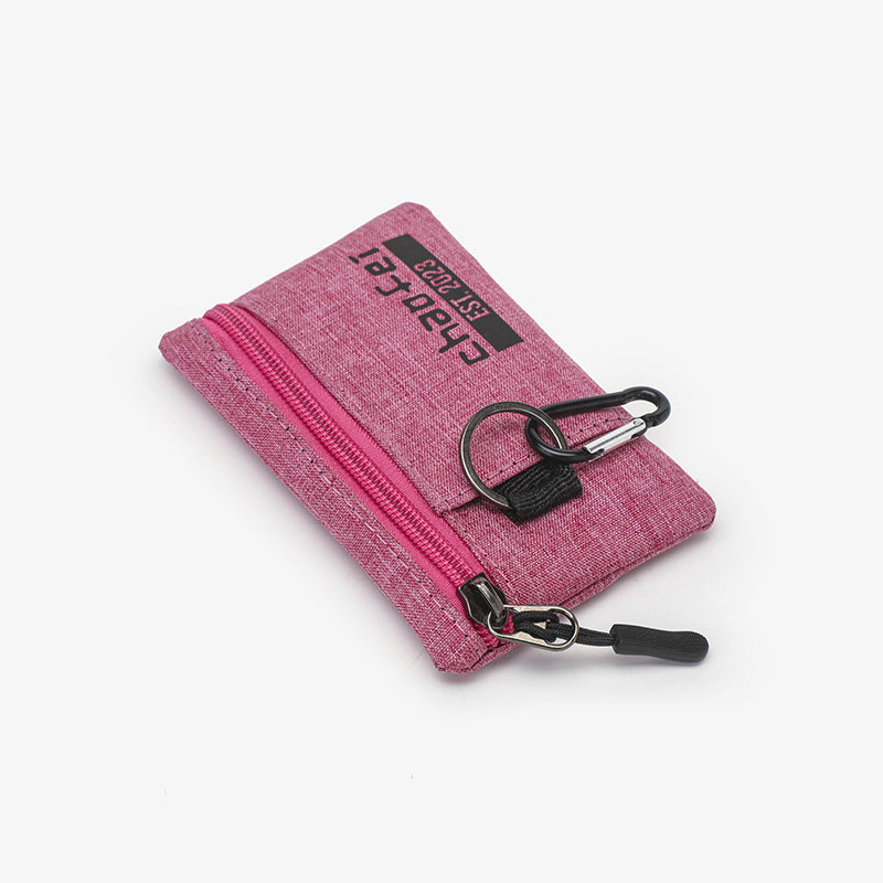 Wholesale Oxford Cloth Coin Purse Waterproof Portable Coin Bag Keychain Lanyard Keychain ACC-KC-YingLi002