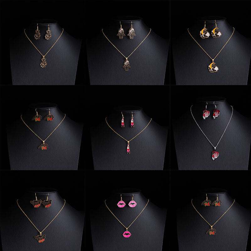 Wholesale Gothic  cartoon ghost earrings skull jewelry