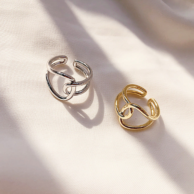 Wholesale  Gold-plated Ring Personalized Cross Finger Ring