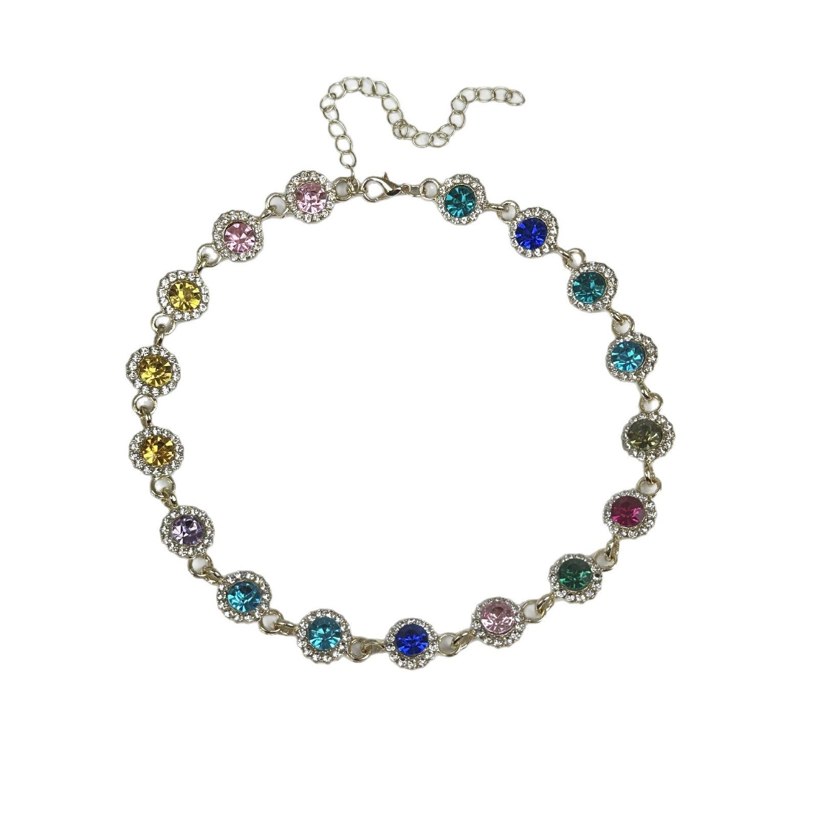 Wholesale Color Necklace Exquisite Clavicle Chain