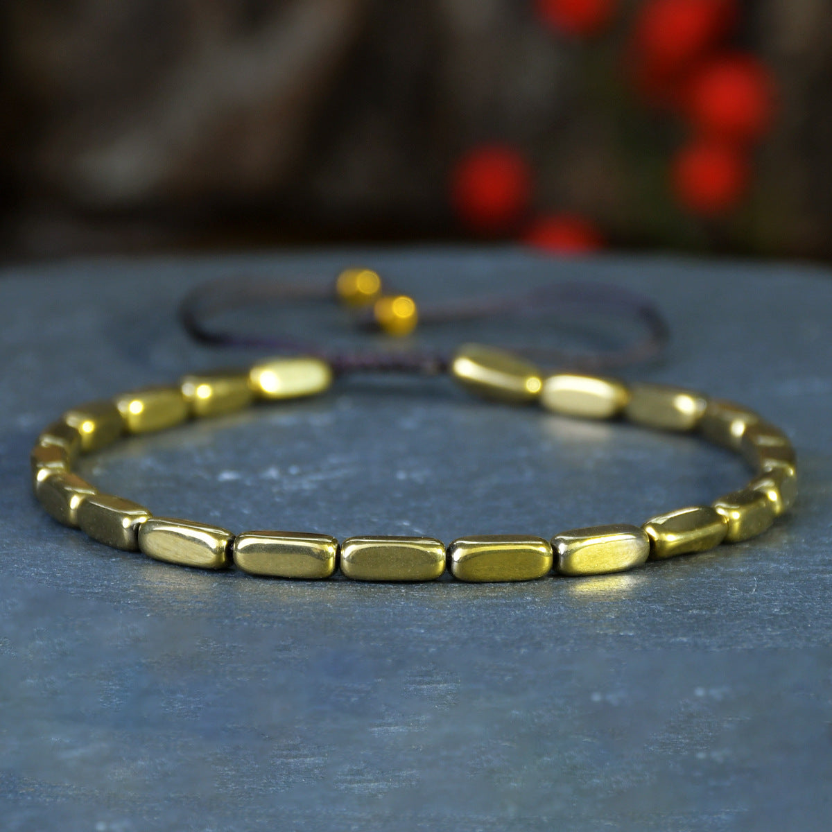 Wholesale  Cross Gold Bead Bracelet Stacked Style Fashion Accessory for Everyday Wear