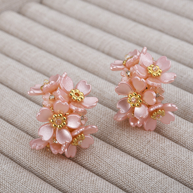 Wholesale Acrylic Flower Earrings