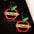 Wholesale  Apple-Shaped Pencil Design Teacher's Day Earrings