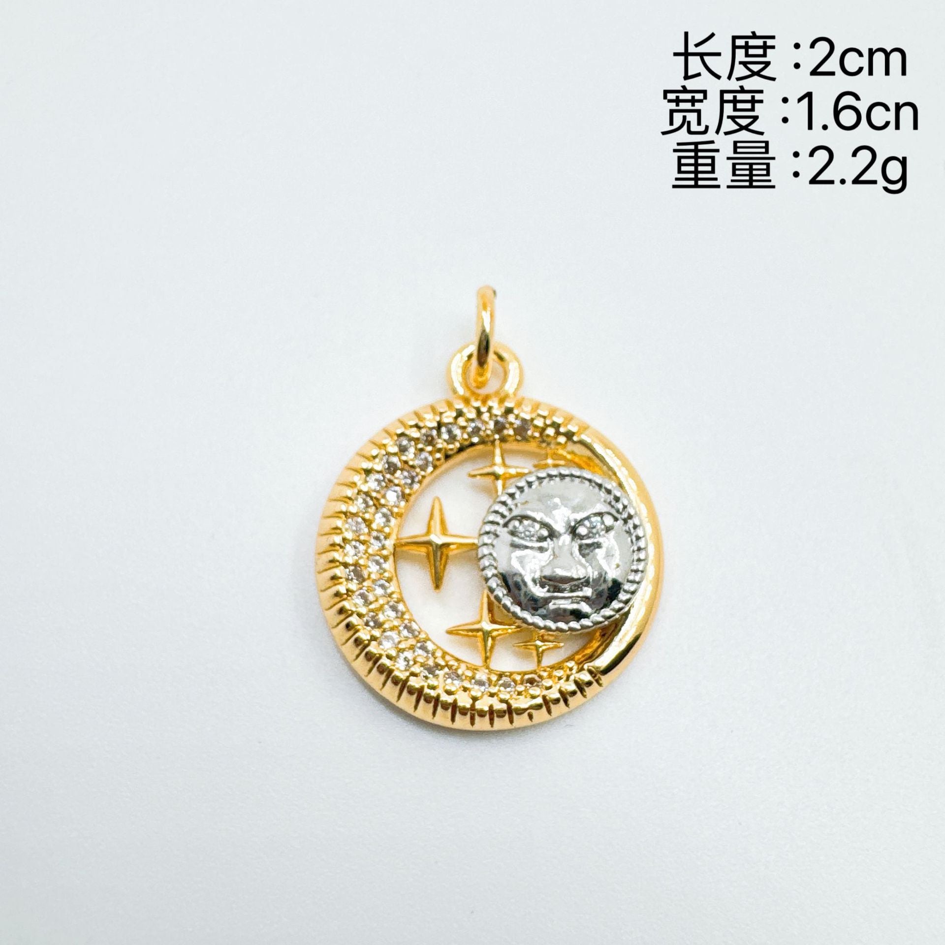 Wholesale Gold Plated Copper Evil Eye Geometric Pendant Necklace,  Fashion Jewelry Accessory for Women