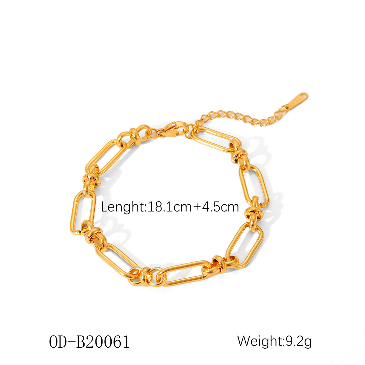 Wholesale 18K gold-plated bracelet stainless steel bracelet