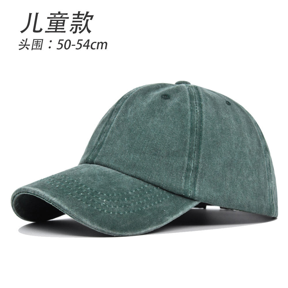 Wholesale Retro Parent-child Solid Color Baseball Cap ACC-HT-YMX012