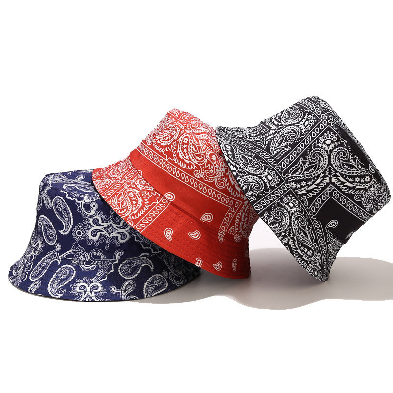 Wholesale  Double-sided Basin Hat Full Print Hat Bucket Hat
