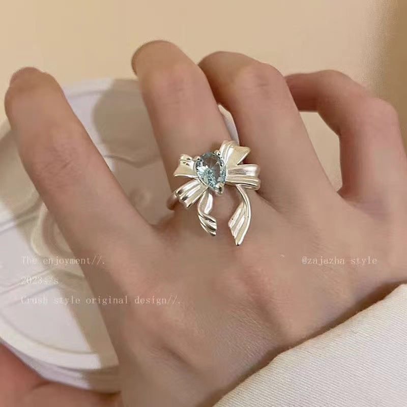 Wholesale  Blue Clover ring