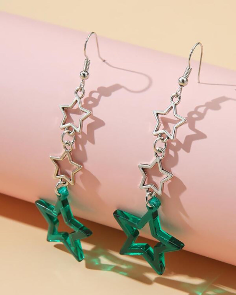 Wholesale  Hollow Star Women's Earrings