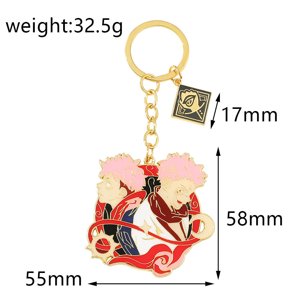 Wholesale Metal Cartoon Anime Keychain ACC-KC-Boshuo004