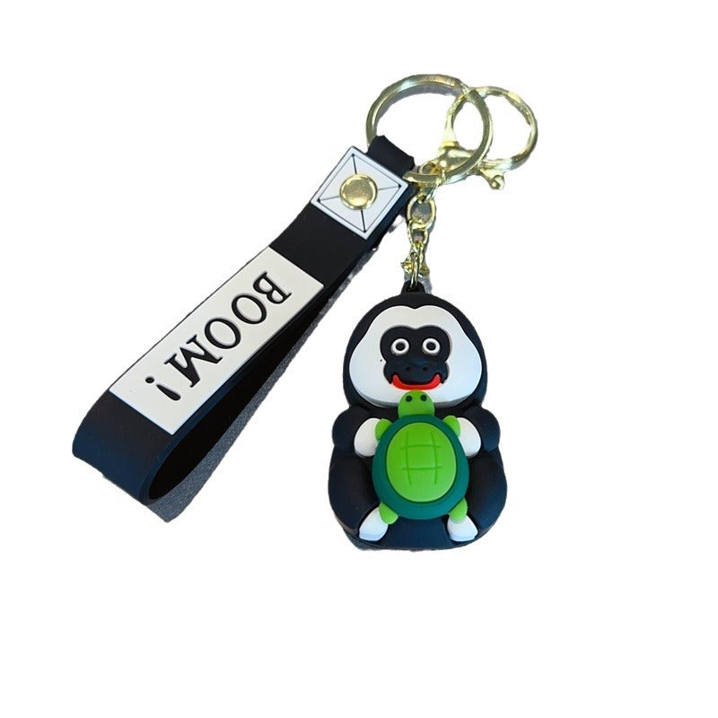 Wholesale Cartoon PVC Soft Glue Cute Keychain ACCVIP-KC-YueWei002
