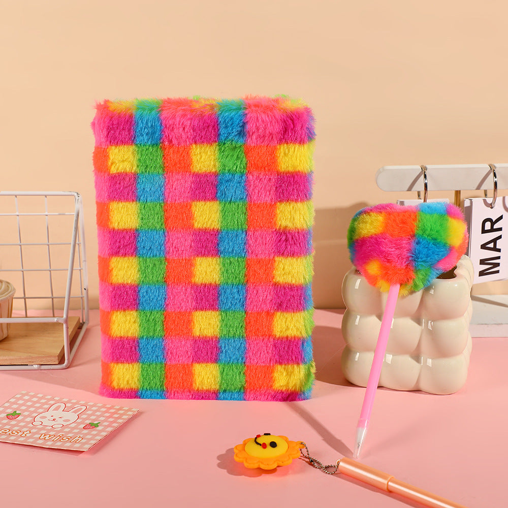 Wholesale Valentine's Day A5 rainbow notebook