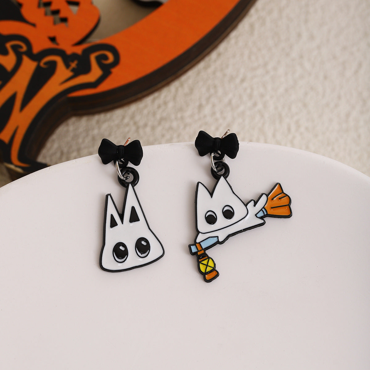Wholesale  cartoon cute ghost pumpkin earrings