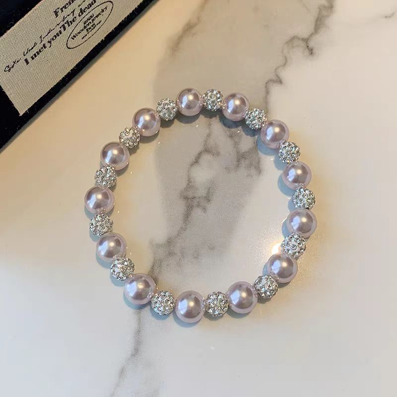 Wholesale Elegant Pearl Necklace For Women Copper Zircon Pendant Chic Collarbone Jewelry Boutique Resale Gift