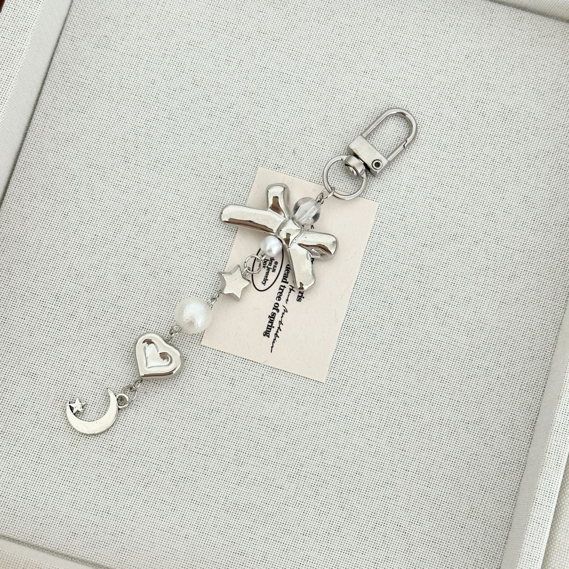 Wholesale Star Moon Bow Keychains