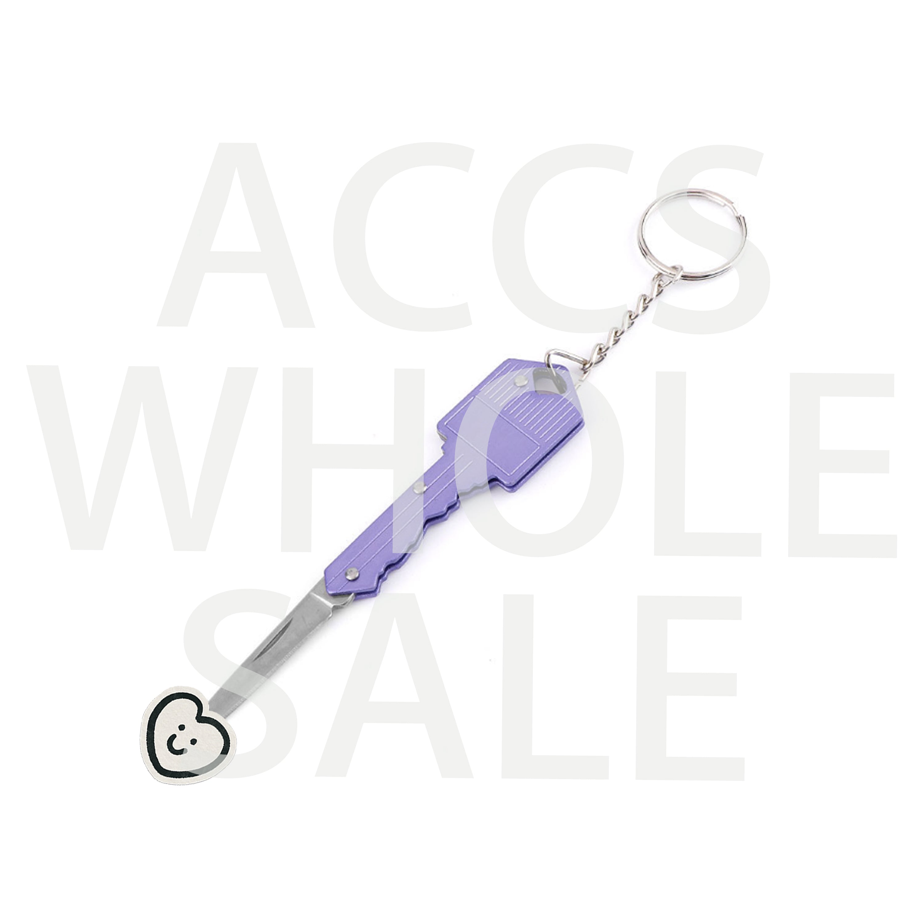 Wholesale Colorful Mini Folding Express Unpacking Tool Multifunctional Keychain