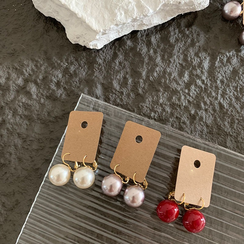 Wholesale Real Gold Plated Pearl Earrings ACC-ES-KJ022