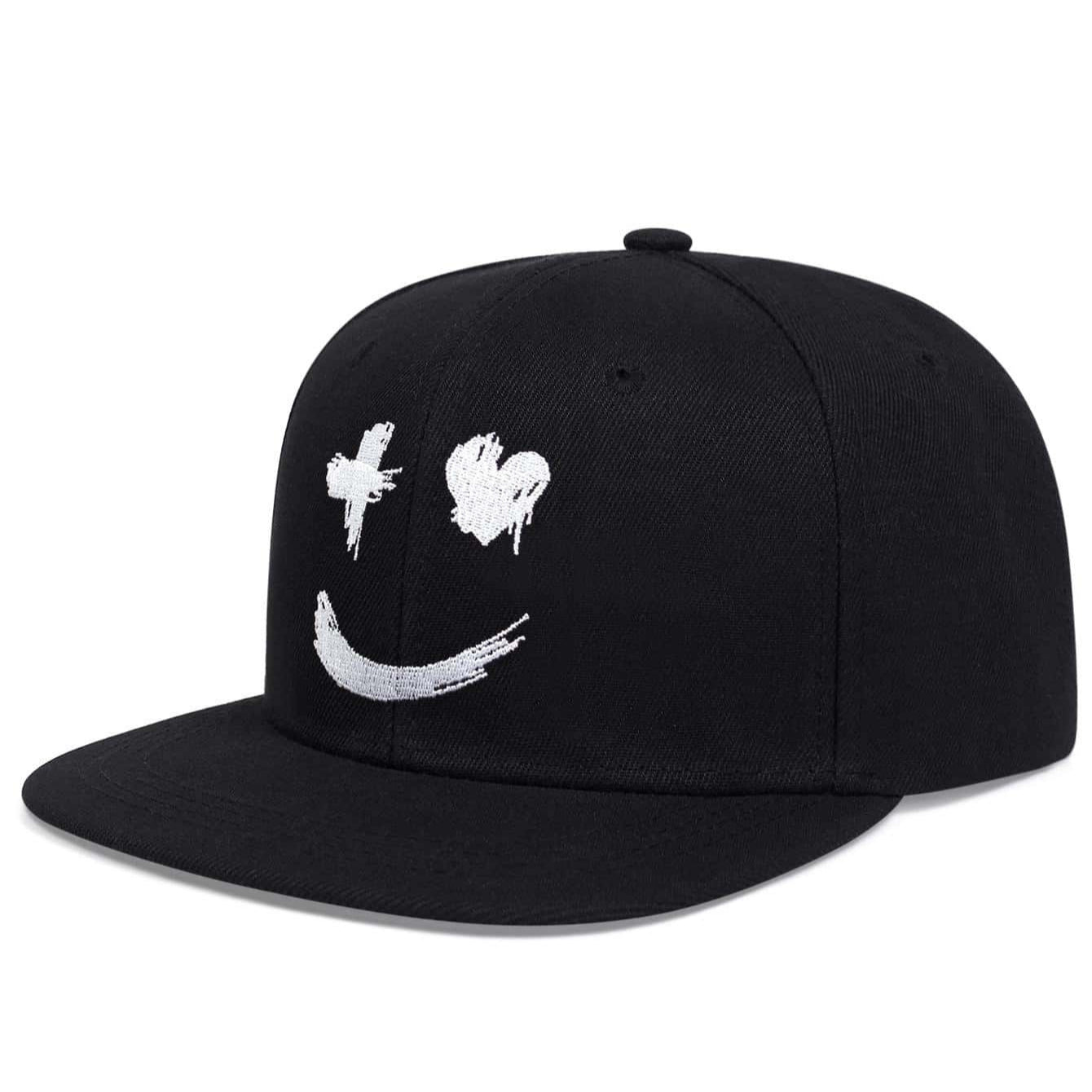 Wholesale Wide Brim Grinning Expression Baseball Cap Hat ACC-HT-KuBang008