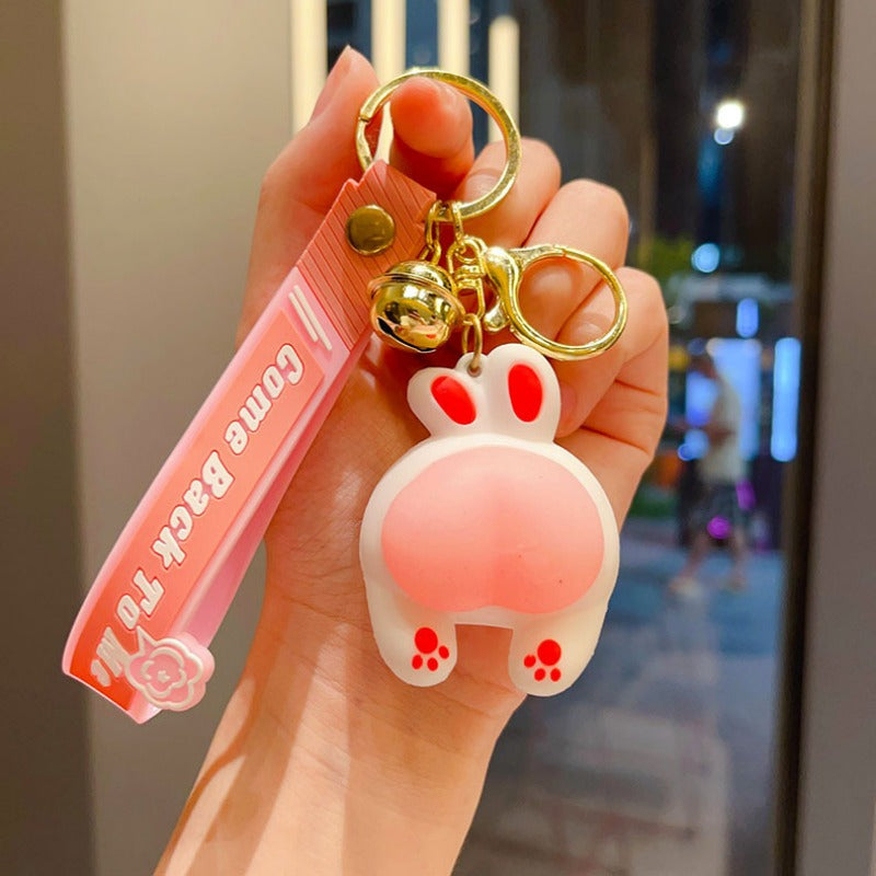 Wholesale Cute Elastic Cat Keychain ACC-KC-JinYao002