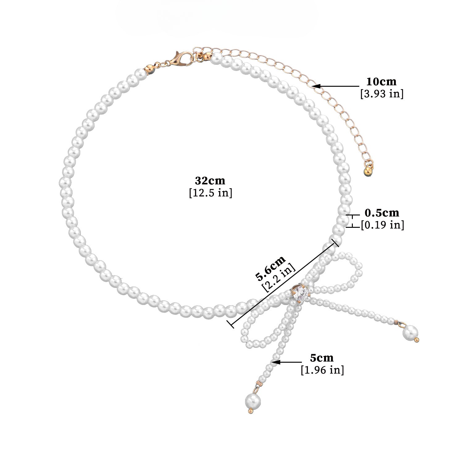 Wholesale Bow Necklace Clavicle Chain Bow Necklaces Choker Necklaces ACC-NE-ZuoWen001