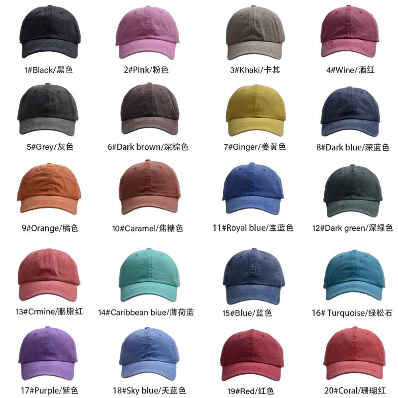Wholesale Outdoor Solid Color Baseball Caps ACC-HT-WenRan017