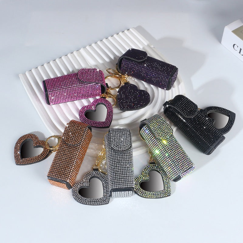 Wholesale Portable Lipstick Bag Keychains ACC-KC-RuiJie006