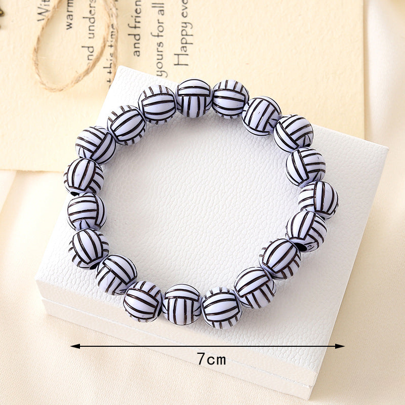 Wholesale Acrylic Ball Beaded Bracelets ACC-BT-YiL003