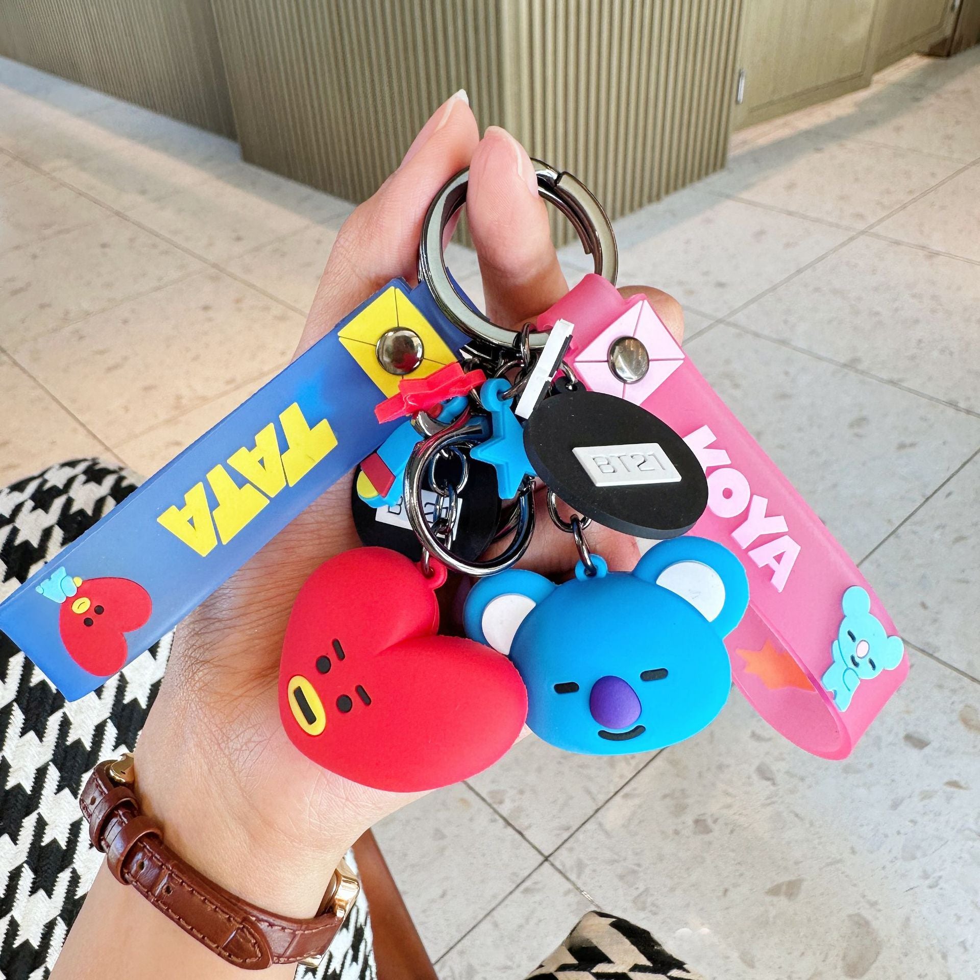 Wholesale Cartoon Cute PVC Keychain ACC-KC-WenChuan004