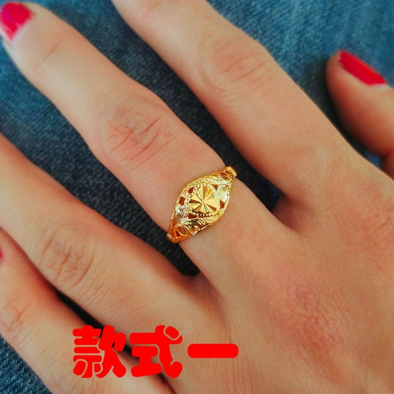 Wholesale Gold Big Flower Ring ACC-RS-WanXi010