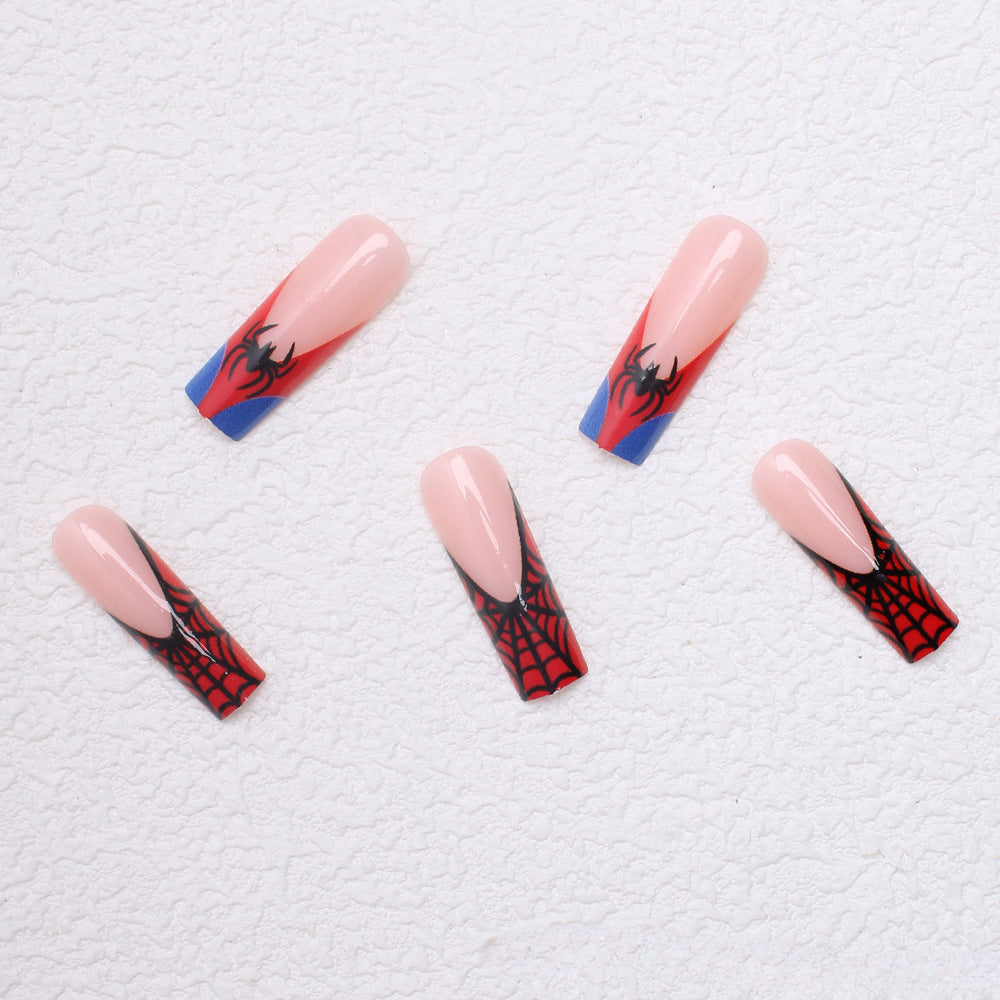 Wholesale 24 Pieces/box Press-on Halloween Nails Kits Nail Stickers ACC-NS-XingNai023