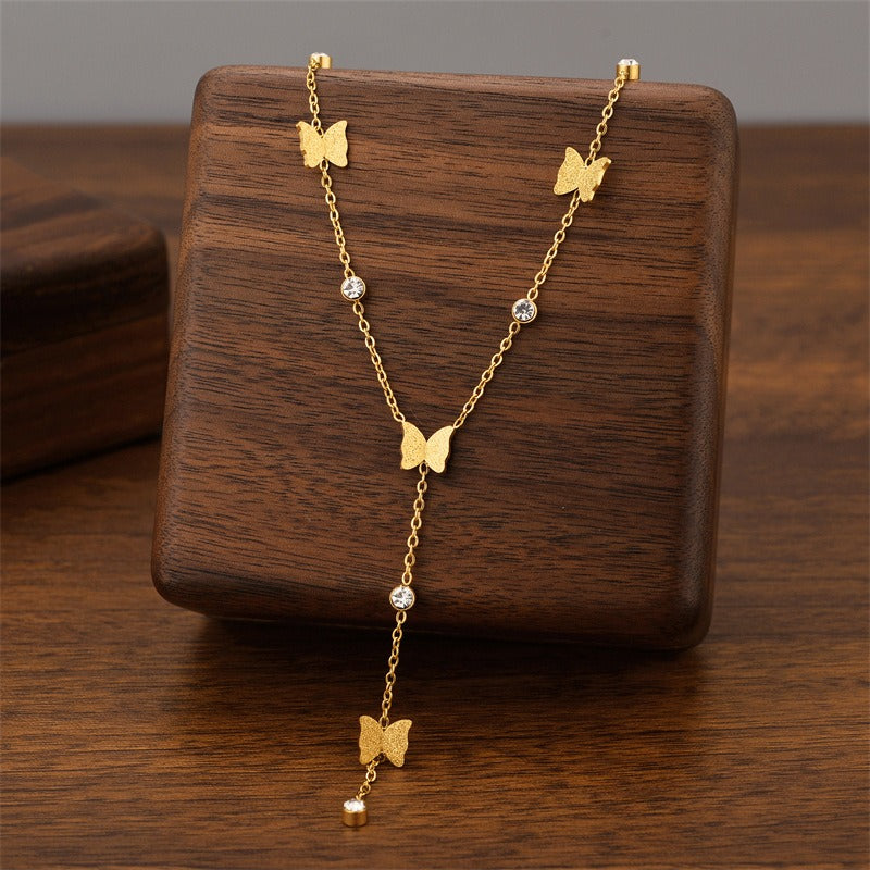 Wholesale Titanium Steel Luxury Necklace ACC-NE-Quanx003