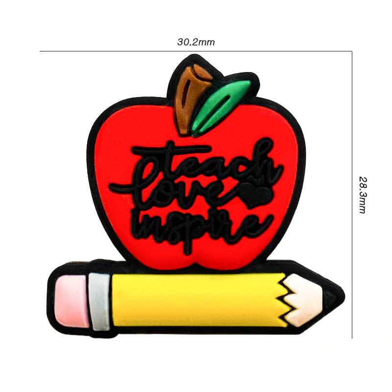 Wholesale of 10PCS Apple Pencil Food Grade Silicone Beads ACC-BDS-WDX036