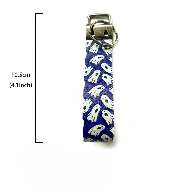 Wholesale Halloween Leather Lanyard Keychain ACC-KC-XinChuan002