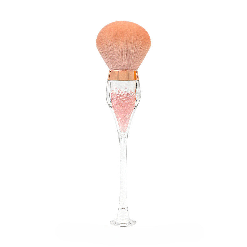 Wholesale Single Tall Red Wine Glass Loose Powder Makeup Brush Makeup Tools ACC-MB-LXY007
