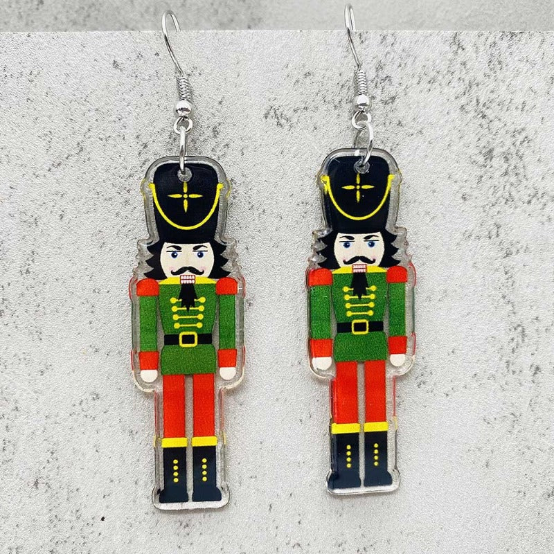 Wholesale Christmas Acrylic Movie Character Earrings ACC-ES-ChenY093