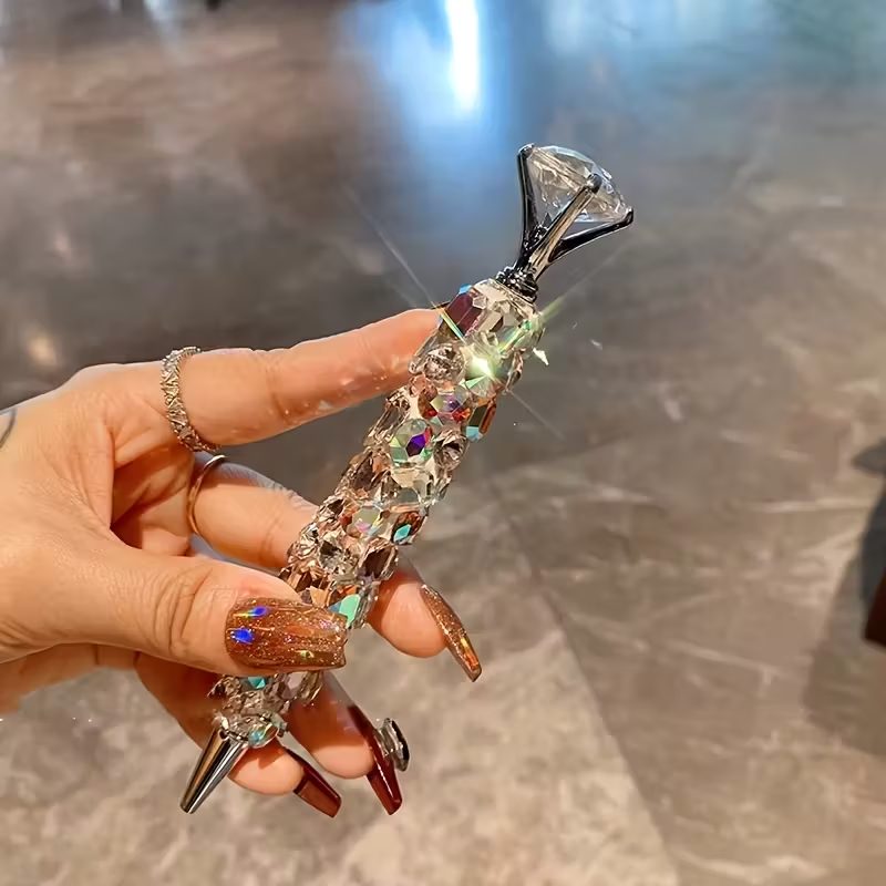 Wholesale Metal Diamond Ballpoint Pen Creative Glitter Wrap Ballpoint Pen ACC-PN-001