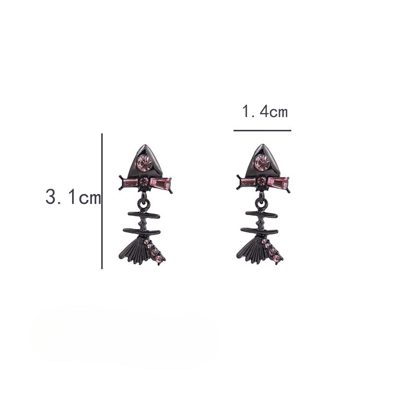 Wholesale Bow Pink Quartz Earrings ACC-ES-MDD053