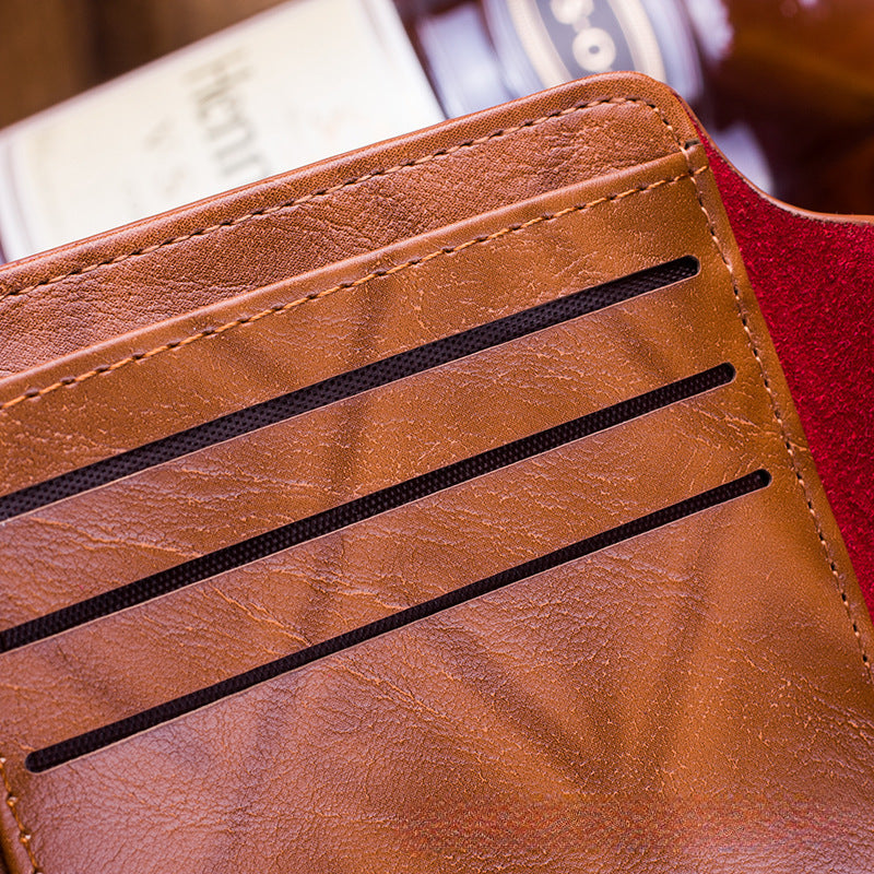 Wholesale Men's Dollar Wallet Creative Magnetic Buckle Short Wallet ACC-WT-Mengs006